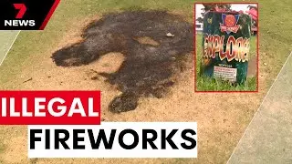 Illegal fireworks leave large clean-up bill for Western Sydney councils | 7NEWS