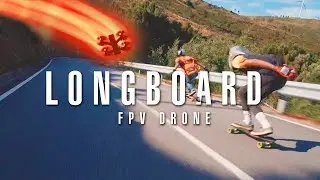 🛹 Descenso Longboard X FPV Drone ( Skate Alta velocidad ⚡)