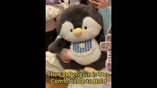 Fat penguin baby plush toy, it's really cute!