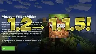 How To Downgrade MCPE 1.2 Beta For Win10!!!