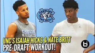 UNC's Isaiah Hicks & Nate Britt Hope to Impress NBA GM's: Pre-Draft Workout w/ Akin Athletics!