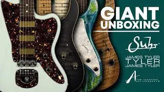 Giant Unboxing | Suhr, James Tyler, & Tom Anderson Custom Guitars That Blew Us Away