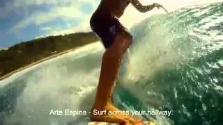 Arte Espina - Surf across your Hallway