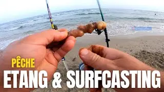 P&ecirc;che en Etang et Surfcasting test couteau et encornet#p&ecirc;che #fishing #surfcasting #peche #fishing