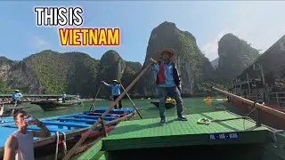 Halong Bay Vietnam Boat Tour Checking Out Caves & TiTop Island