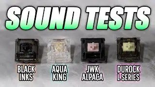 4 Top Tier LINEAR Switches! (Water King V3, Black Inks, Alpaca, Durock L Switches)