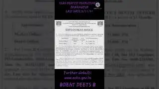 ECHS DENTAL OFFICER RECRUITMENT_ BRAHMAPUR