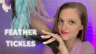 ASMR | 💓Tickles with Feathers | Let's find out if you're ticklish | Whispers and Personal Attention