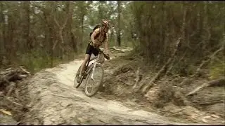 Mountain biking in Forrest, Victoria, Australia
