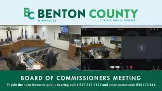 December 2, 2025 Benton County, Minnesota, Truth in Taxation Meeting 6:00 PM
