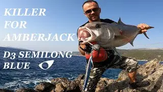 Killer For Amberjack CB ONE D3 Semilong Blue Shore Jigging Greece