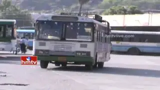 TS RTC Strike Infront of Hanmkonda Bus Depot | Warangal Dist | HMTV