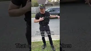 That one chill cop when you get caught ding dong ditching #shorts #cop #police #pov