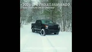 2025 Chevrolet Silverado 1500 Custom Crew Cab 4WD at Fox Marquette Chevrolet