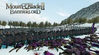 ''The Shield Wall That Wouldn't Break'' | 300 Vikings vs 1000 Peasants | Mount & Blade 2: Bannerlord