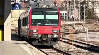 La Chaux-de-Fonds: arriv&eacute;e du RegioExpress pour Bienne
