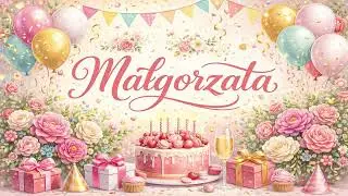 Małgorzata, Małgosia, Gosia Sto Lat! 🎂🎶 | Urodzinowo imieninowa piosenka dla Małgorzaty