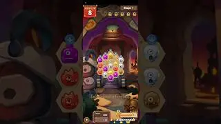 Monster Busters : Hexa Blast -match 3 puzzle game Level Stage 1 gameplay walkthrough #games #gaming