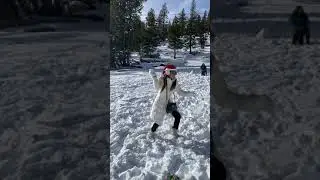 Ang sarap maglaro sa Snow ❄️☃️ #vacation #2023 #usa #southlaketahoe #california #viral #trending
