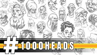 1000 Heads in A Month Challange #1000HeadsChallenge │ 66/1000
