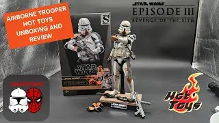 Hot Toys Airborne Trooper Revenge Of The Sith Unboxing and Review