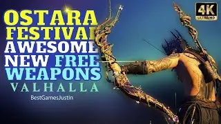 Ostara Festival NEW FREE WEAPONS Available (Spear of Renewal). Assassin's Creed Valhalla PS5 (4K)