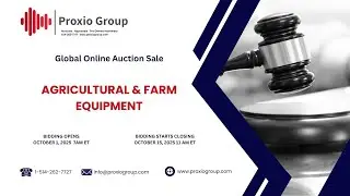 AGRICULTURAL & FARM EQUIPMENT AUCTION SALE