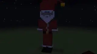 making Santa 🎅 statue in minecraft  PE for the first time on christmas