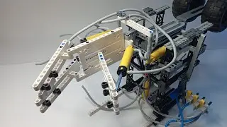 Little LEGO Technic Pneumatic | Technic Pneumatic 3-Finger Robot Hand | #LEGO | #LEGOCreation
