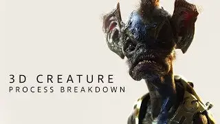 CGI Creature - process breakdown