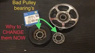 Good Bearings vs Bad: How to know your pulley is bad, why to change it sooner than later