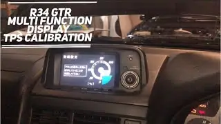 How to Calibrate R34 GTR MFD Throttle Position Sensor {TPS}