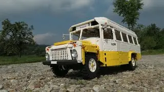 Kavz3270 Soviet era bus with  Lego Mindstorms MOC by Samolot