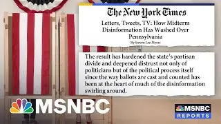 Steven Lee Myers: Social Media Platforms &lsquo;Can&rsquo;t Keep Up&rsquo; With &lsquo;Swirl&rsquo; Of Election Disinformation