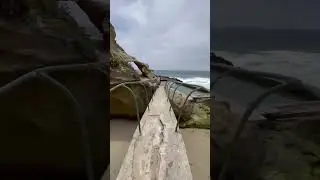 Secret hidden pool located at Thousand Steps Beach in Laguna Beach.