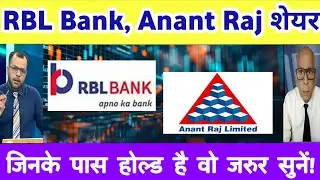RBL Bank share news today | rbl bank results  analysis | Anant Raj Share news | Anant Raj Share