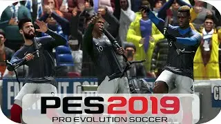 PES 2019 HD 60fps Gameplay | 1st Win | Awesome Celebration😍