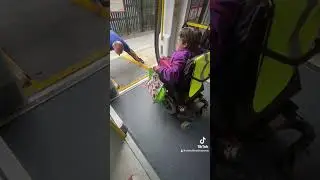 Getting on and off the train in my electric wheelchair #wheelchair #disabilityawareness #travelvlog