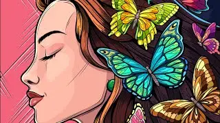 Happy Color | Coloring Game | Paint By Numbers | Butterfly #butterfly