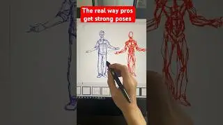 How pro Animators draw better cartoon poses #animation #animator #characterdesign #anime #drawing