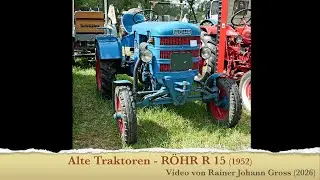 Alte Traktoren - RÖHR R 15 (1952)