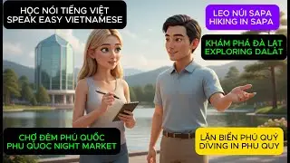 LEARN Vietnamese FAST with Daily Conversations about TRAVELLING to Dalat, Sapa and Phu Quoc...