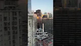 What a view of downtown Toronto 🌆 from my girls&rsquo; trip #toronto #view #travelshorts #traveltoronto