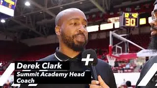 Coach Derek Clark Breaks Down Summit Academy&rsquo;s Win | Postgame Interview