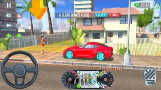 Taxi Sim Evolution 2022 Manual Gear Car Drive game Play - Pickup VIP Client in Supra Car - Android