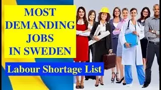 Most Demanding Sweden Jobs - translated labour shortage list 2020