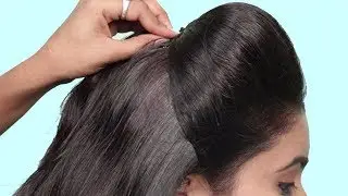 Easy Puff Hairstyles | How to Make Perfect Puff Hairstyle | Quick Hairstyles for Medium Thin Hair