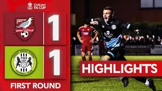 Scarborough Athletic 1-1 Forest Green Rovers | First Round | Emirates FA Cup 2023-24