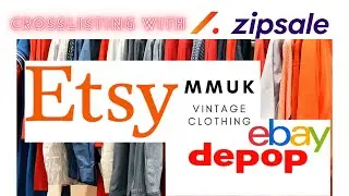 Crosslisting to eBay, Depop, etsy and more with Zipsale | New cross listing tool for resellers