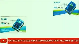 Sobo Air pump 548A And 648 A Indian A.C Working range